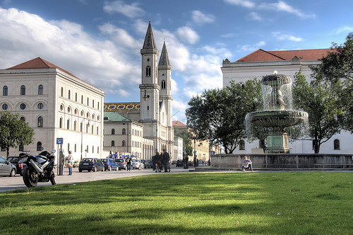 At the University in Munich (Day)