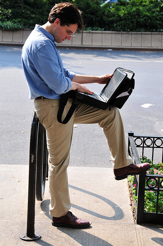 Laptop man