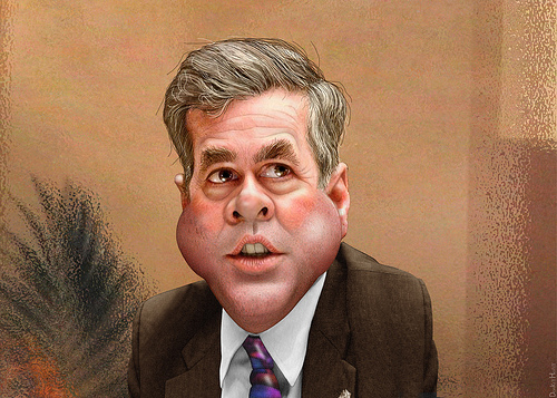 Jeb Bush - Caricature